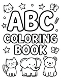 Kids Alphabet Coloring Book